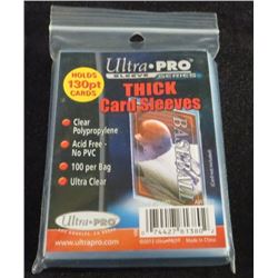 Ultra Pro Thick 130PT Card Sleeves Pack Of 100