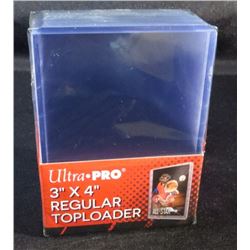 Ultra Pro 3"x4" Regular Top Loaders Pack Of 25