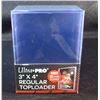 Image 1 : Ultra Pro 3"x4" Regular Top Loaders 25 Pack