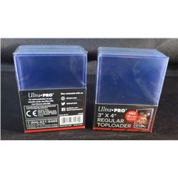 Ultra Pro 3"x4" Regular Top Loaders 25 Pack
