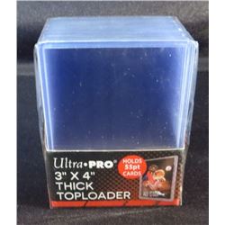 Ultra Pro 3"x4" Thick Toploaders Pack Of 25