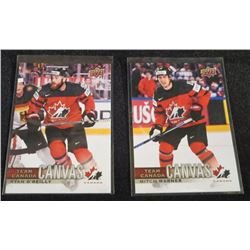 17-18 UD Team Canada Lot Of 2 Canvas Cards