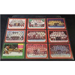 1973-74 O-Pee-Chee Lot Of 9 Various Cards