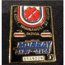 Brandon 93 Scott Tournament Of Hearts Pin