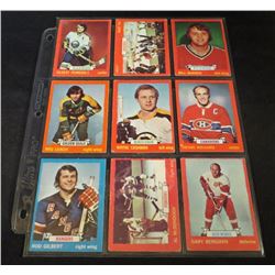 1973-74 Lot Of 8 OPC & 1 Topps Hockey Cards