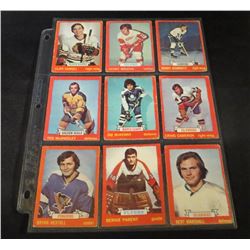 1973-74 O-Pee-Chee Lot Of 9 Various Cards