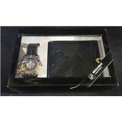 New Toronto Maple Leafs Leather Wallet & Watch Set