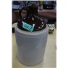 Image 1 : 2 Gallon Brown Top Ceramic Jug