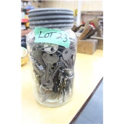 Quart Jar of Keys