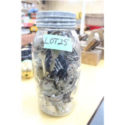 2 Quart Jar of Keys