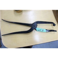 Pr. of Cobbler Tongs for Englarging Shoe Leather to Accommodate Corns or Bunions