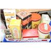 Image 1 : Flat of Collectible Tins