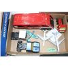 Image 1 : Flat of Old Trucks and Plane Toys