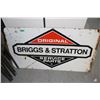 Image 1 : Metal Briggs & Stratton Service Sign - 26" wide x 48" long - Double Sided