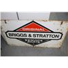 Image 2 : Metal Briggs & Stratton Service Sign - 26" wide x 48" long - Double Sided