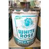 Image 1 : White Rose Five Gallon Pail with a Lid and a Spout