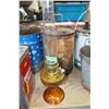 Image 1 : Lincoln Drape Aladdin Lamp - Amber Coloured