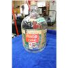 Image 1 : Empty One Gallon Jug of Coca Cola Syrup for Fountain Drinks w/Orig. Top