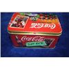 Image 1 : 10 Coca Cola Embossed Metal Collector Cards - in an Unopened Metal Box