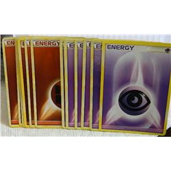 POKEMON COLLECTOR ENERGY CARDS - PSYCHIC(6) + FIGHTING(6) = 12 TTL