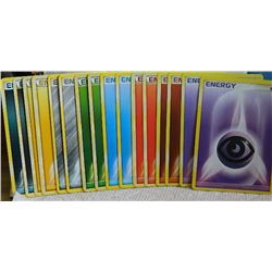 POKEMON COLLECTOR ENERGY CARDS - PSYCHIC(2) + FIGHTING(2) + FIRE(2) + WATER(2) + GRASS (2) + METAL(2