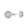 Image 1 : 14KT White Gold 1.39ctw Diamond Earrings