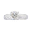 14KT White Gold GIA Cert 1.00ct Diamond Ring