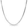 Image 1 : Sterling Silver Box Chain Necklace