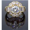 Image 1 : 14KT Yellow Gold 2.20ctw Diamond Ring