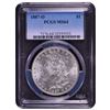 Image 1 : 1887-O $1 Morgan Silver Dollar Coin PCGS MS64