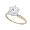 Image 2 : 14KT Yellow Gold 2.01ct Diamond Ring