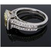 Image 4 : 18KT Two Tone Gold 1.19ctw Diamond Ring