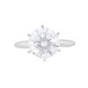 Image 1 : Platinum 2.02ct GIA Certified Diamond Ring