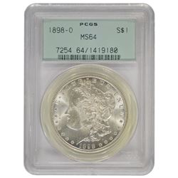 1898-O $1 Morgan Silver Dollar Coin PCGS MS64