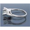 Image 3 : 14K White Gold 1.01ctw Diamond Ring