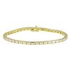 Image 1 : 14KT Yellow Gold 3.90ctw Diamond Bracelet