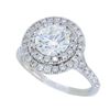 Image 1 : Platinum 1.56ctw GIA Cert Diamond Ring