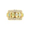 Image 1 : 14KT Yellow Gold 1.85ctw Opal and Diamond Ring