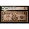Image 1 : 1899 $5 Chief Silver Certificate PMG 25