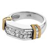 Image 1 : 18KT Two Tone Gold 1.35ctw Diamond Ring