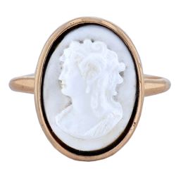 10KT Yellow Gold Cameo Ring