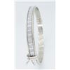 Image 3 : Sterling Silver Glitter Bangle Bracelet