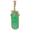 Image 1 : 14KT Yellow Gold 2.27ctw Jadeite Earrings