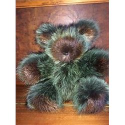 REAL FUR TEDDY BEAR