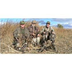 3 DAY DUCK, GOOSE, & GROUSE COMBO FOR 2 HUNTERS