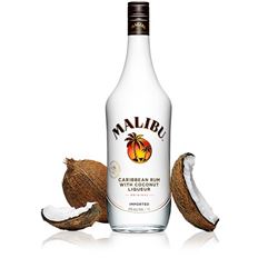 LUCKY 7 BOTTLE        #6  -  MALIBU RUM