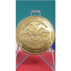 US 3 Dollars , Strength in community, token