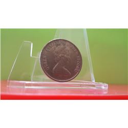 25 Cents, East Caribbean States, 1987