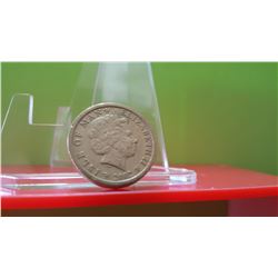 Isle of Man, One Pound, 2002, Queen Elizabeth