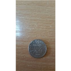 1/2 Franc 1976 coin